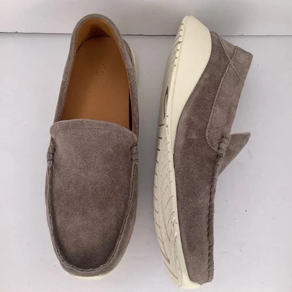 New Olukai Ka’a Gray Nubuck Suede Men’s Slip On Loafers Versions Sz 8.5,9.5,10.5